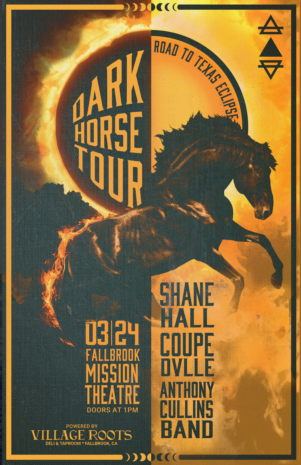 Shane Hall Coupe Dvlle and Anthony Cullins Band Tickets @ Fallbrook Mission Theater